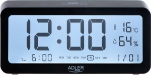 Adler Budzik na baterie Adler AD 1195B czarny 2