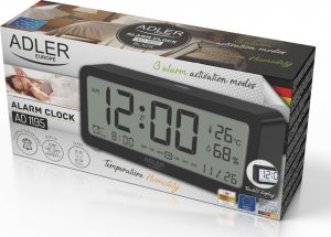 Adler Budzik na baterie Adler AD 1195B czarny 6