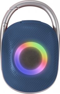 Głośnik Techly Głośnik Techly Bluetooth 5.3 5W TWS LED/MP3/USB/TF niebieski 8