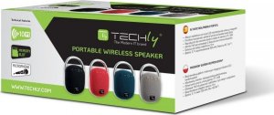 Głośnik Techly Głośnik Techly Bluetooth 5.3 5W TWS LED/MP3/USB/TF niebieski 9