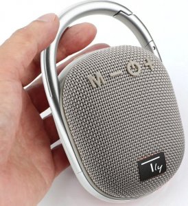 Głośnik Techly Głośnik Techly Bluetooth 5.3 5W TWS LED/MP3/USB/TF szary 2