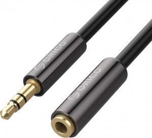 Kabel Orico Kabel audio Orico AM-MF2-20-BK-BP miniJack 33,5 mm męski-żeński 2 m 1