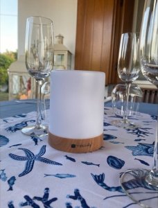 Lampa stołowa Techly Lampka Techly bezprzewodowa RGB dotykowa 8