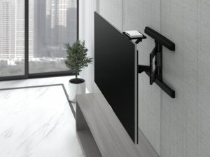 Techly Półka Techly na telewizor pod dekoder pilot regulowana 4