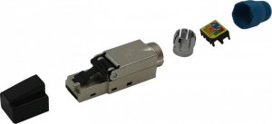 Techly Wtyk RJ45 Cat8.1 STP samozaciskowy czarny 2