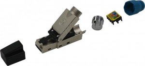 Techly Wtyk RJ45 Cat8.1 STP samozaciskowy czarny 3