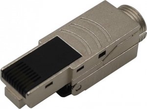 Techly Wtyk RJ45 Cat8.1 STP samozaciskowy czarny 6