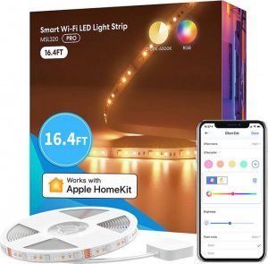 Meross Inteligentna taśma LED RGBWW Wi-Fi 5 metrów MSL320 (Homekit) 2