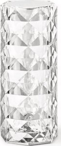 Lampa stołowa Smart Hardware KRYSZTAŁOWA LAMPA ŚWIECĄCA LED 15