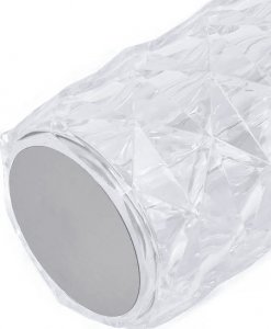 Lampa stołowa Smart Hardware KRYSZTAŁOWA LAMPA ŚWIECĄCA LED 9