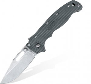 DEMKO Nóż składany Demko Knives AD20.5 Clip Point AUS10A Shark Lock Gray Grivory Szary 1