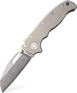 DEMKO Nóż składany Demko Knives AD20.5 Shark Foot 3V Shark Lock Smooth Titanium 1