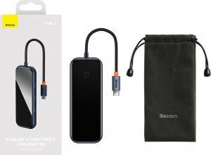 HUB USB Baseus Adapter 4w1 Baseus Hub USB-C na 4xUSB 3.0 (ciemny szary) 15