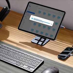 HUB USB Baseus Adapter 4w1 Baseus Hub USB-C na 4xUSB 3.0 (ciemny szary) 20