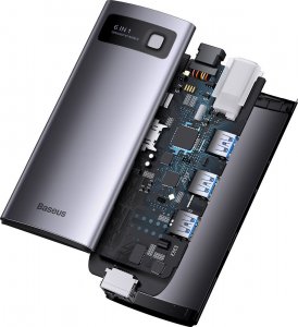 Stacja/replikator Baseus 6w1 StarJoy USB-C (WKWG080013) 11
