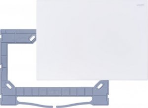 Caleffi Pokrywa z tworzywa sztucznego w kolorze białym RAL 9010. W komplecie z elementem montażowym 1