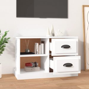 vidaXL Szafka pod TV, biała, 73x35,5x47,5 cm 3