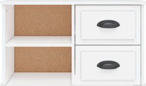 vidaXL Szafka pod TV, biała, 73x35,5x47,5 cm 6