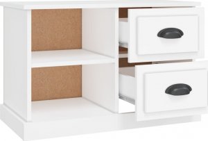 vidaXL Szafka pod TV, biała, 73x35,5x47,5 cm 7