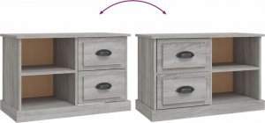 vidaXL Szafka pod TV, szary dąb sonoma, 73x35,5x47,5 9