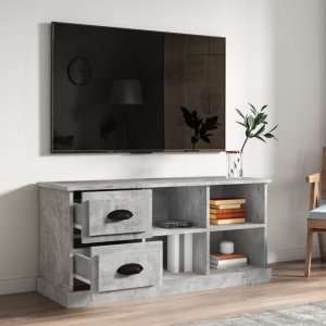 vidaXL vidaXL Szafka pod TV, szarość betonu, 102x35,5x47,5 cm 3