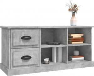 vidaXL vidaXL Szafka pod TV, szarość betonu, 102x35,5x47,5 cm 4