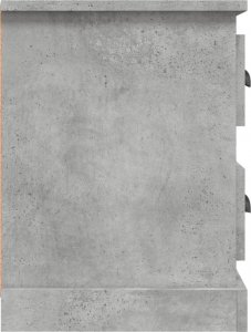 vidaXL vidaXL Szafka pod TV, szarość betonu, 102x35,5x47,5 cm 8