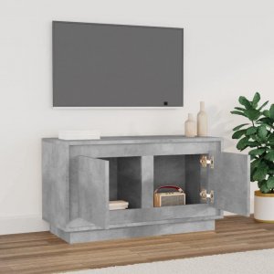 vidaXL Szafka pod TV, szarość betonu, 80x35x45 cm 3