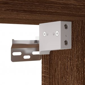 vidaXL vidaXL Zestaw 2 szafek pod TV, brązowy dąb, materiał drewnopochodny 8