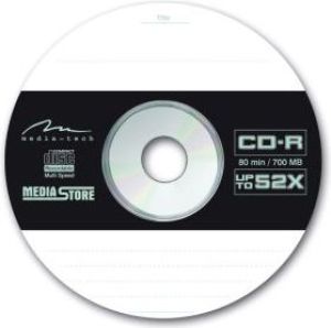 Media-Tech CD-R MediaStore 80min/700MB 52x 10szt. 1
