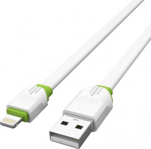 Kabel USB LDNIO USB-A - Lightning 1 m Biały (LS34 lightning) 1