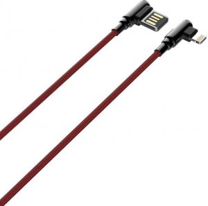 Kabel USB LDNIO USB-A - Lightning 2 m Czerwony (LS422 lightning) 1