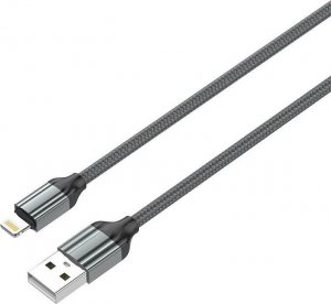 Kabel USB LDNIO USB-A - Lightning 1 m Szary (LS431 lightning) 1
