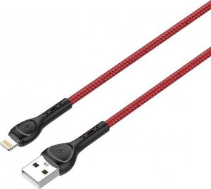 Kabel USB LDNIO USB-A - Lightning 2 m Czerwony (LS482 lightning) 1