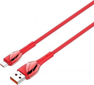 Kabel USB LDNIO USB-A - microUSB 1 m Czerwony (LS661 micro) 1