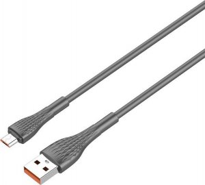 Kabel USB LDNIO USB-A - microUSB 1 m Szary (LS671 micro) 1