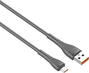 Kabel USB LDNIO USB-A - microUSB 2 m Szary (LS672 micro) 1