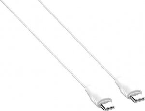 Kabel USB LDNIO USB-C - USB-C 1 m Biały (LC131-C Type-C to Ty) 1
