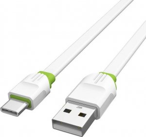 Kabel USB LDNIO USB-A - USB-C 1 m Biały (LS34 type c) 1