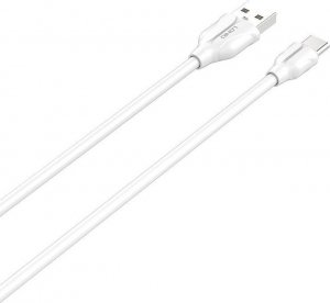 Kabel USB LDNIO USB-A - USB-C Lightning 1 m Biały (LS361 type c) 1