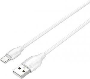 Kabel USB LDNIO USB-A - USB-C 1 m Biały (LS371 type c) 1