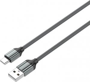 Kabel USB LDNIO USB-A - USB-C 2 m Szary (LS432 type c) 1