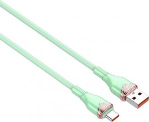 Kabel USB LDNIO USB-A - USB-C Zielony (LS822 Type-C) 1