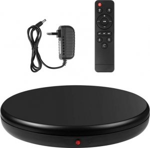 Puluz Obrotowa podstawka do zdjęć Puluz 45 cm (czarna) 3