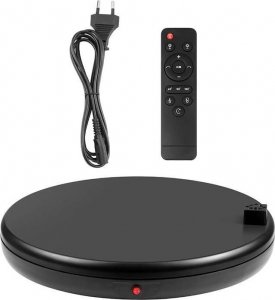 Puluz Obrotowa podstawka do zdjęć Puluz z gniazdkiem zasilającym 45 cm (czarna) 3