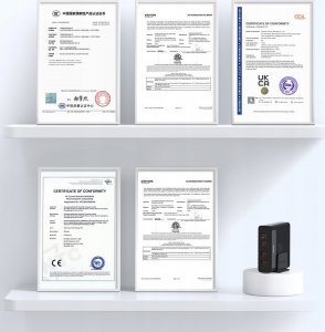 Ładowarka Mcdodo Stacja ładująca Hyperspace GaN 100W Mcdodo CH-1802 2xUSB-C, 2xUSB-A (czarna) 12