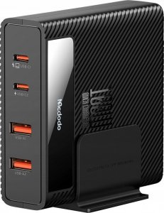 Ładowarka Mcdodo Stacja ładująca Hyperspace GaN 100W Mcdodo CH-1802 2xUSB-C, 2xUSB-A (czarna) 3