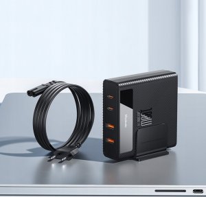 Ładowarka Mcdodo Stacja ładująca Hyperspace GaN 100W Mcdodo CH-1802 2xUSB-C, 2xUSB-A (czarna) 7