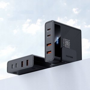 Ładowarka Mcdodo Stacja ładująca Hyperspace GaN 100W Mcdodo CH-1802 2xUSB-C, 2xUSB-A (czarna) 8