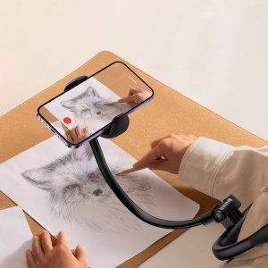 Baseus Uchwyt Baseus ComfortJoy na szyję do telefonu (czarny) 12